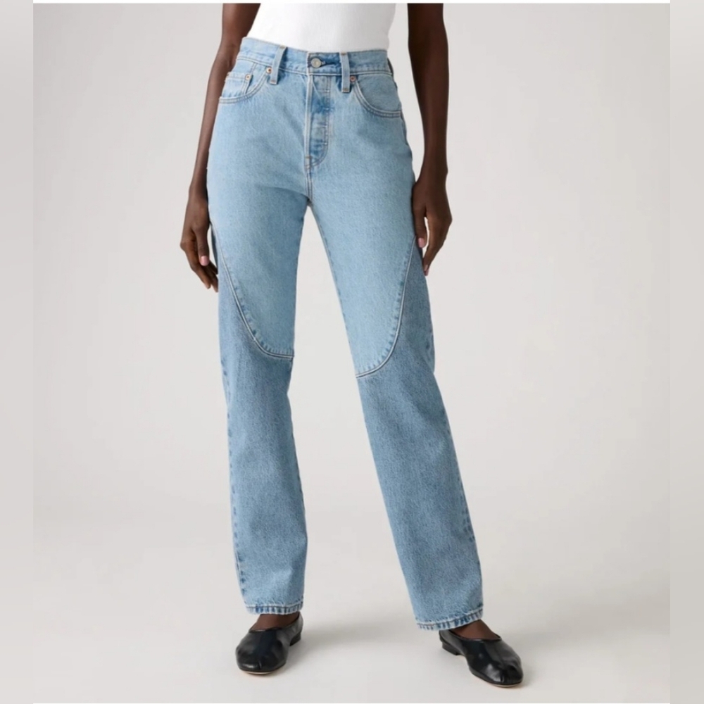 Levi's Light Blue Straight Leg Jeans